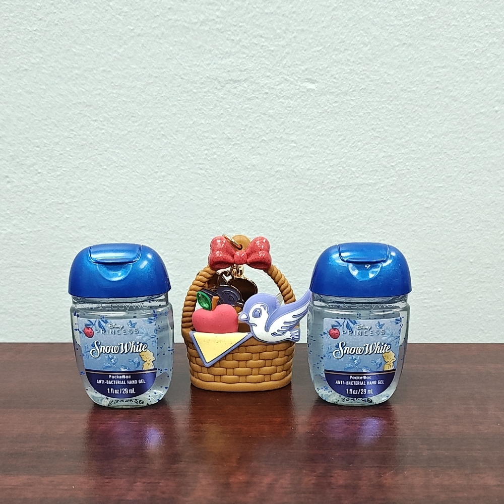 Bath & Body Works Disney Princess SNOW WHITE BASKET Pocketbac Holder Set